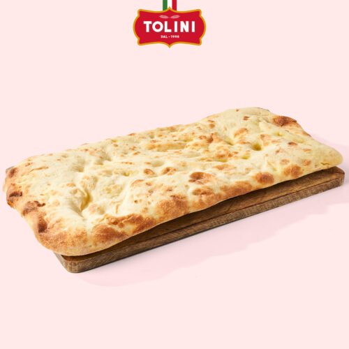 Plaatpizza focaccia naturel - Tolini - Authentiek Italiaans - Van Tol Convenience Food